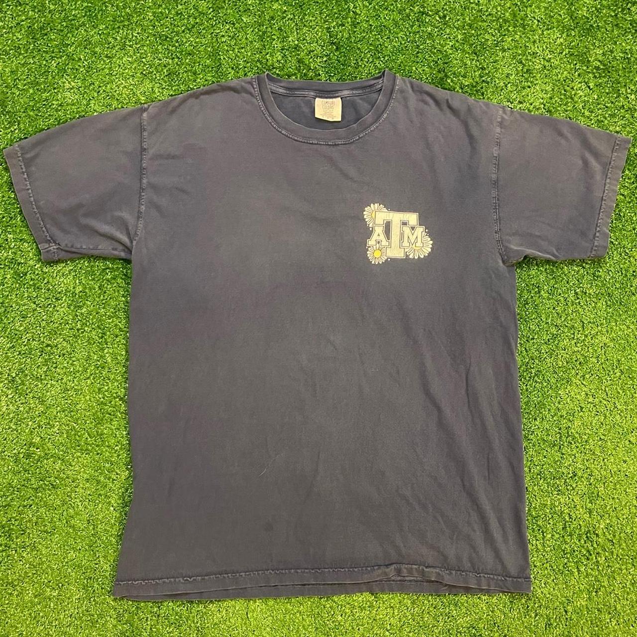 Vintage Texas A&M University Graphic Tee With Flowers