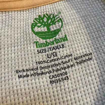 Tan Minimalistic Timberland Long Sleeve Shirt