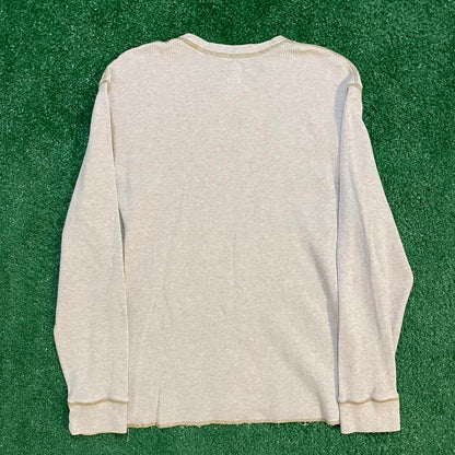 Tan Minimalistic Timberland Long Sleeve Shirt