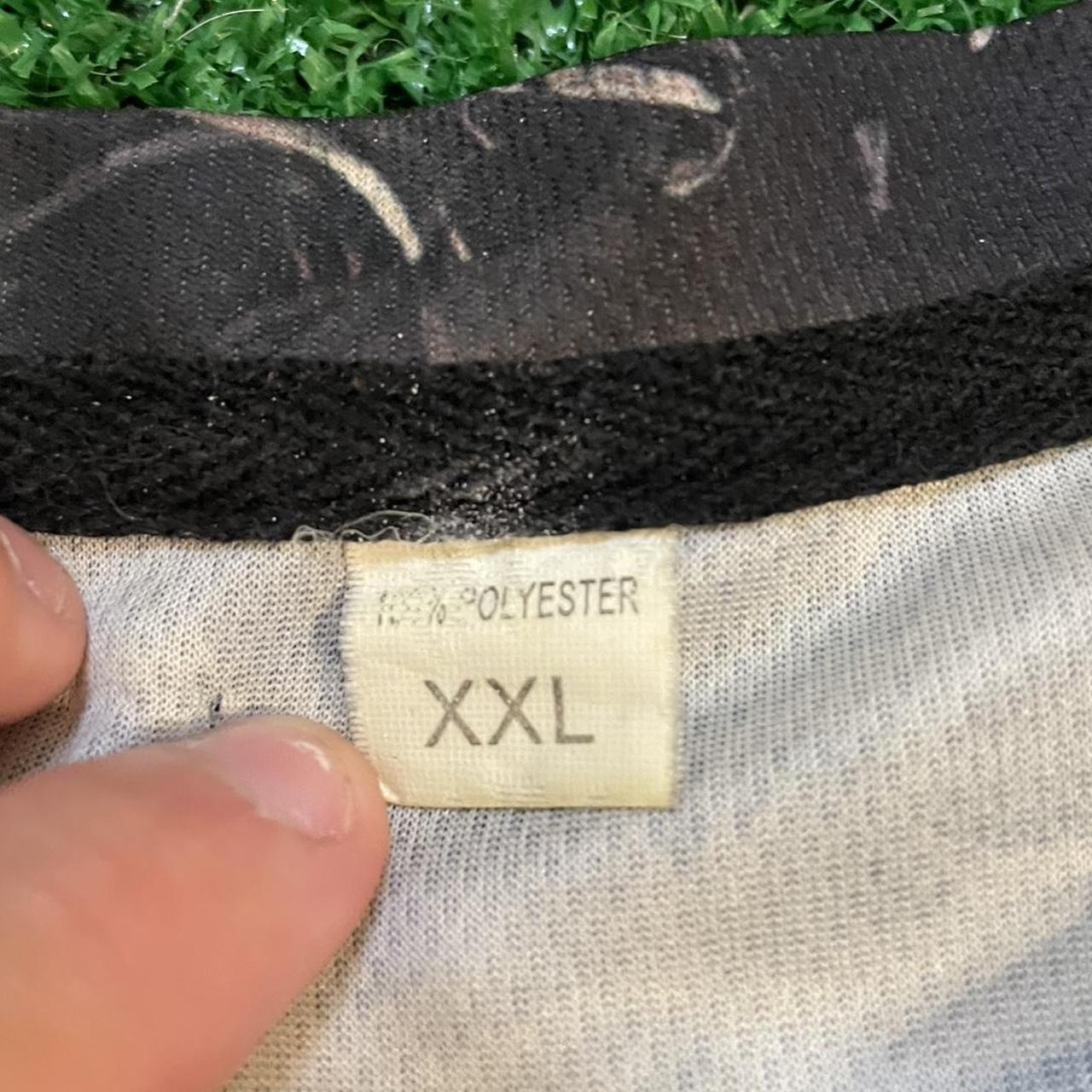 Vintage Black and Grey Skull Red Eye Graphic Tee w/ Smoke