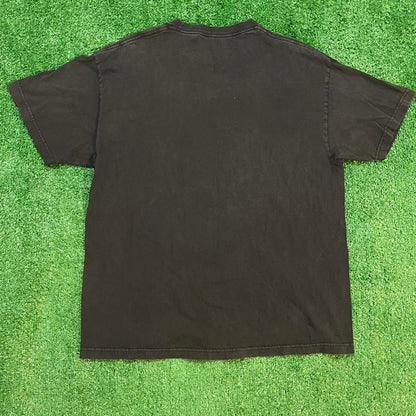 Diamond Supply Co. Black & Red Rose Box Graphic Vintage Skating Tee