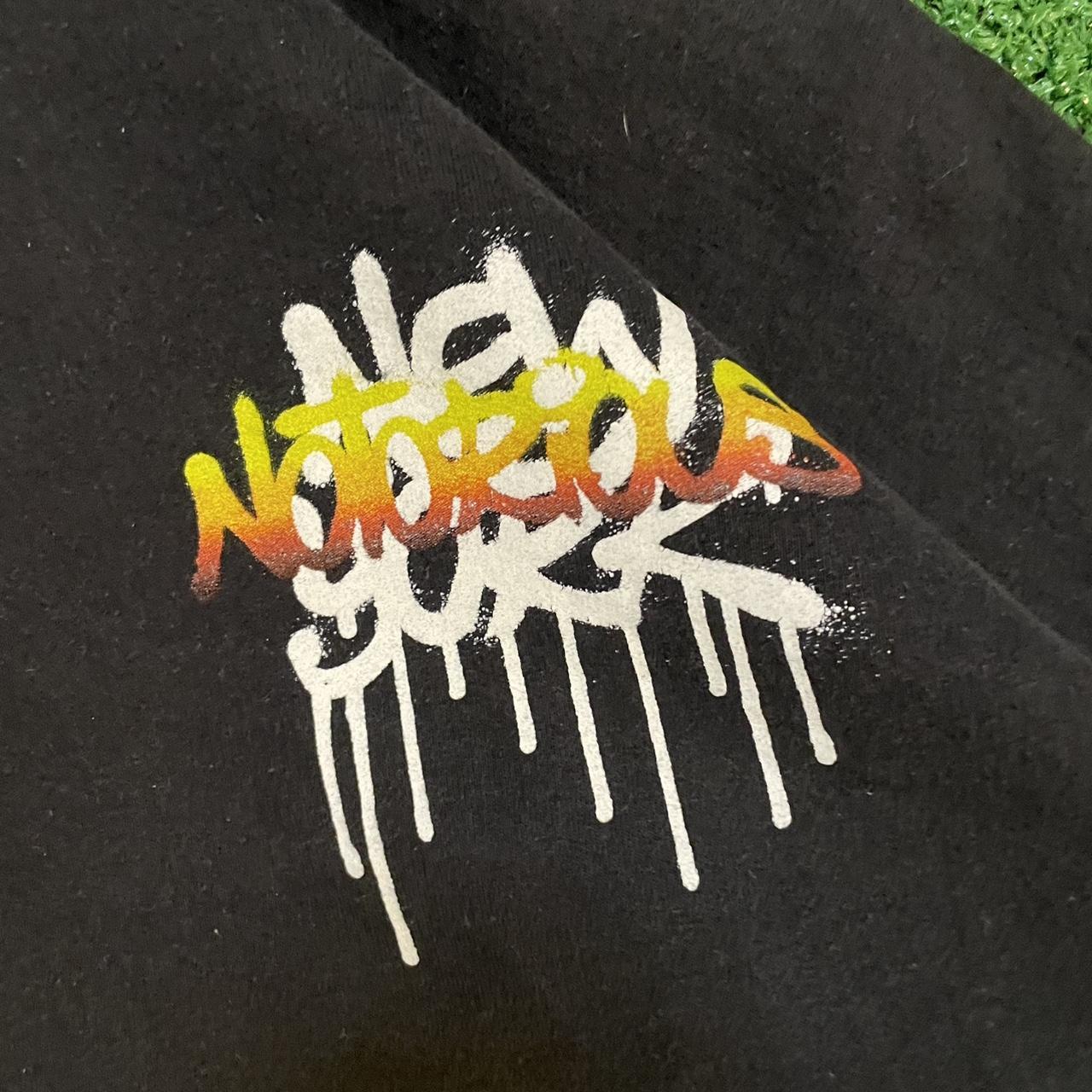 Black Graphic Notorious New York City Graffiti Hoodie