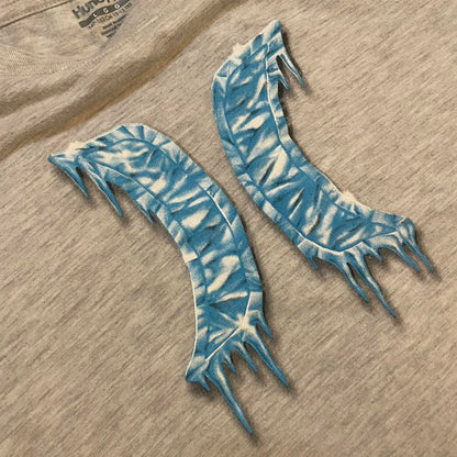 Vintage Hurley Blue and Grey Ice Graphic Tee