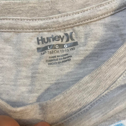 Vintage Hurley Blue and Grey Ice Graphic Tee