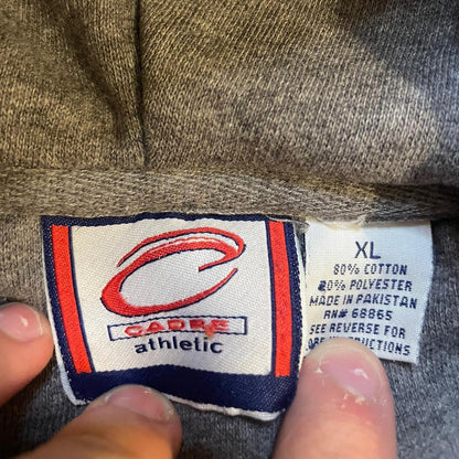 Vintage Grey and Orange Graphic UTEP Miners Hoodie