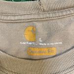 Vintage Tan Carhartt Minimalistic Pocket Tee