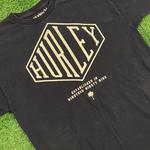 Hurley Black and White Vintage Graphic Tee