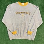 90s Grey and Yellow Vintage Tennessee Crewneck Sweatshirt