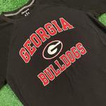 Black Graphic Georgia Bulldogs Cotton T-Shirt