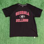 Black Graphic Georgia Bulldogs Cotton T-Shirt