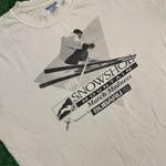 1999 Vintage Ski Tee w/ A Unique Graphic Print Ski