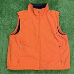 Orange L.L.Bean Men's Sleeveless Fleece Heavyweight Vest