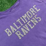 Vintage Baltimore Ravens Purple and Grey Embroidered Streetwear Tee