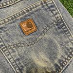 Light Washed Carhartt Jeans w/ A Relaxed Fit