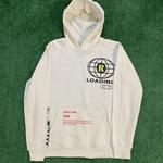 White and Black Graphic Seven Souls Loading Hoodie