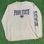 Grey Nittany Lions Graphic Long Sleeve Shirt w/ Sleeve Print