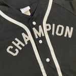 Black Vintage Champion Baseball Jersey