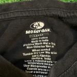 Mossy Oak Black and Camo Cotton T-Shirt