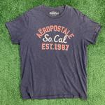 Navy Blue Graphic Aeropostale SoCal California Graphic Tee