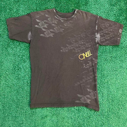 Brown Graphic O'Neill Skater Tee w/ Yellow Accents