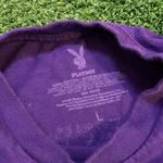 Purple Playboy Graphic Tee w/ Orange Accents