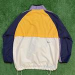 Nike Vintage Windbreaker Jacket in White, Yellow, and Purple Jacket