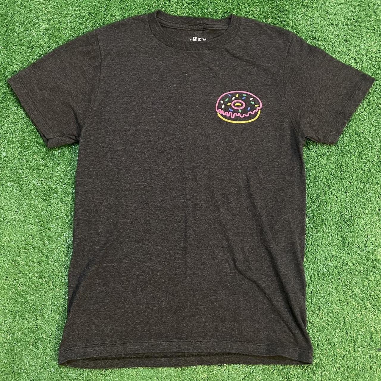 Dark Grey Hey Dude Graphic Donut Tee