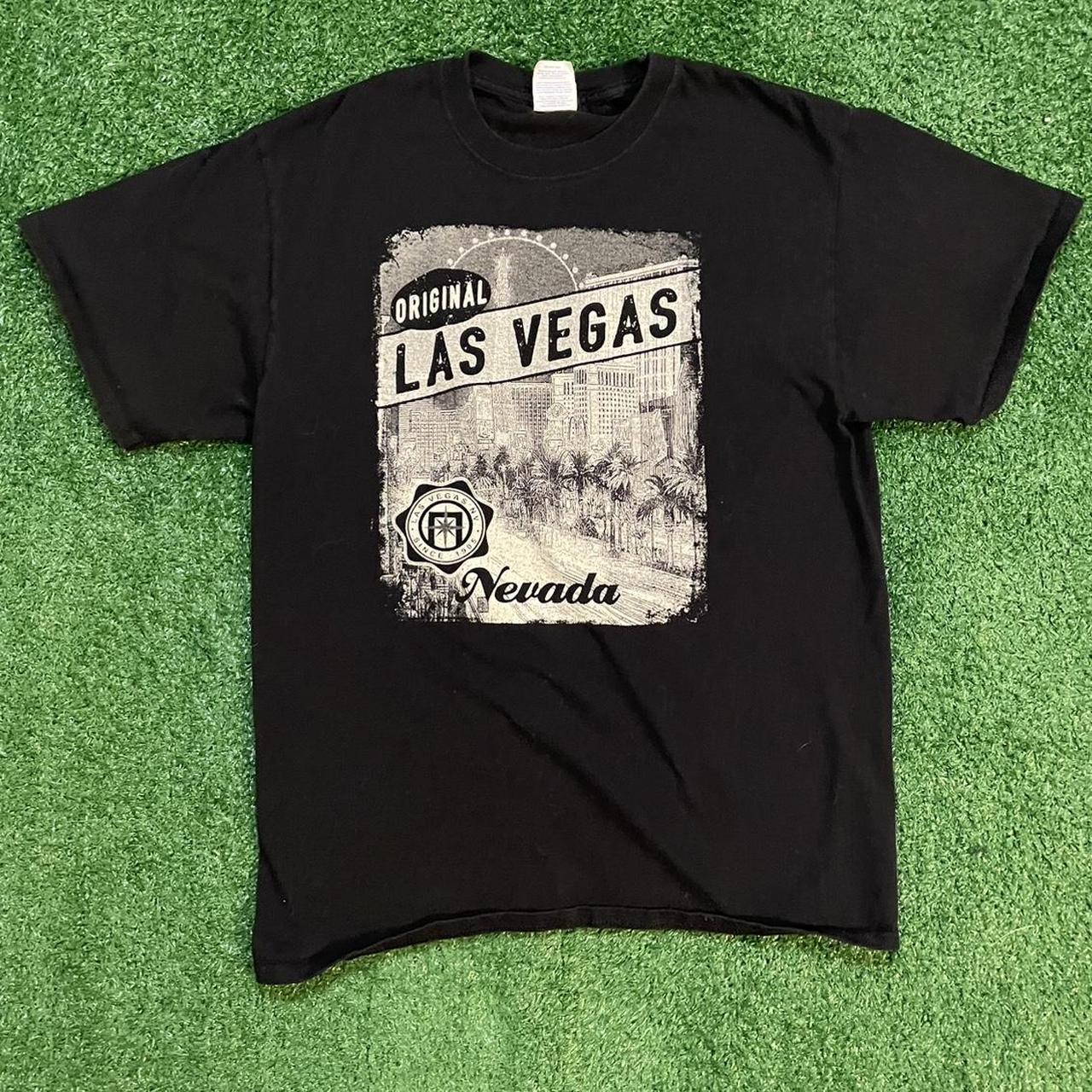Vintage Black Graphic Las Vegas Nevada T-shirt