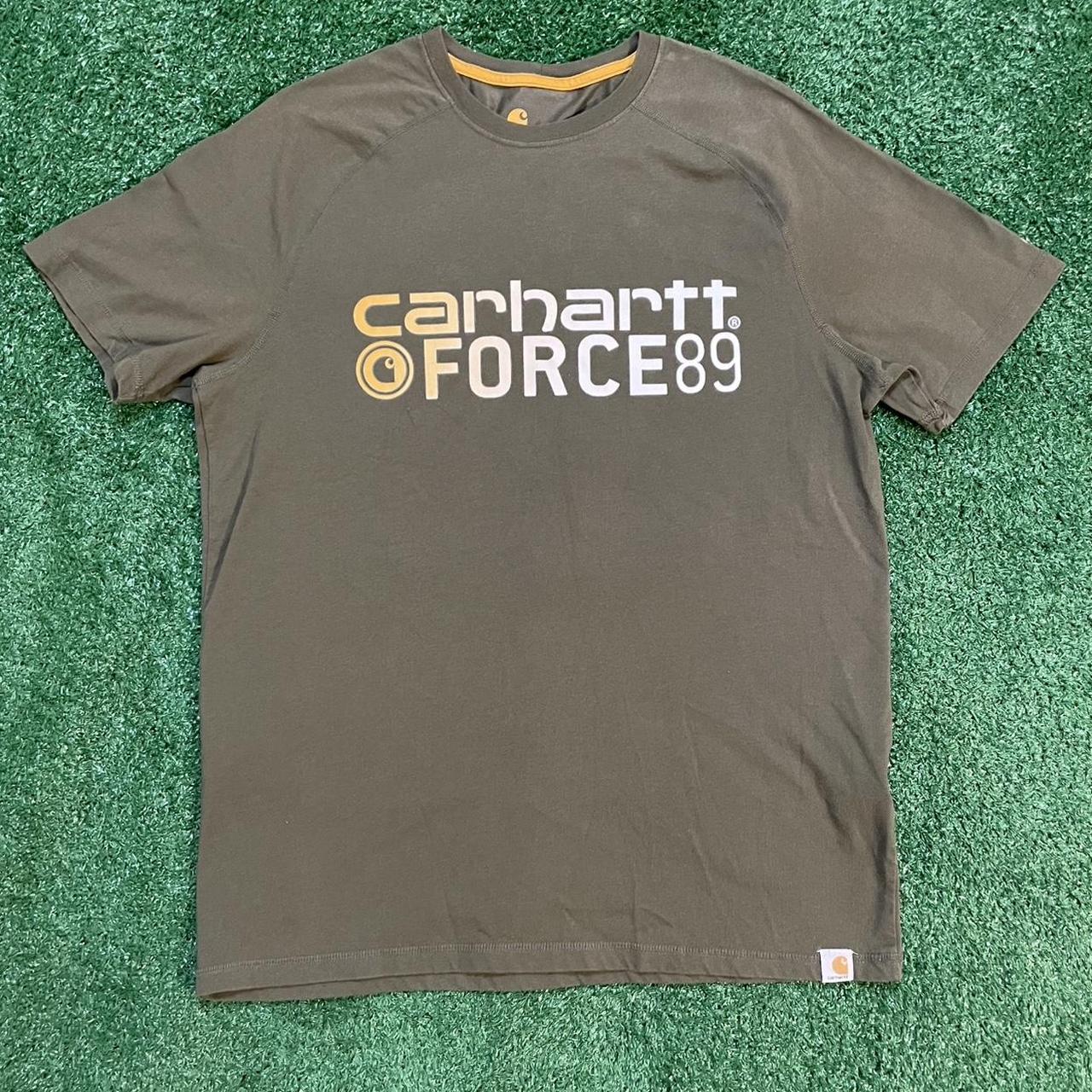 Carhartt Graphic Brown and Yellow Tee