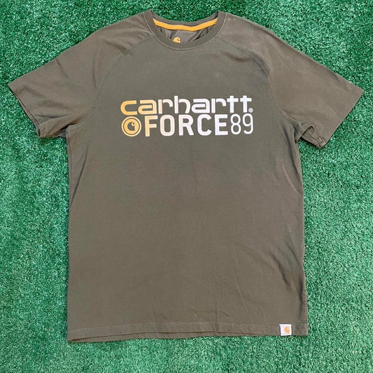 Carhartt Graphic Brown and Yellow Tee