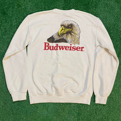Vintage Budweiser Eagle Crewneck Graphic Sweatshirt