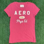 Pink Graphic Aeropostale Embroidered Vintage Tee