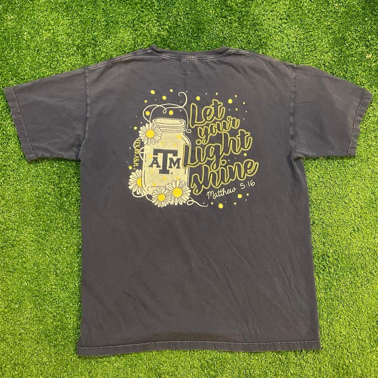 Vintage Texas A&M University Graphic Tee With Flowers