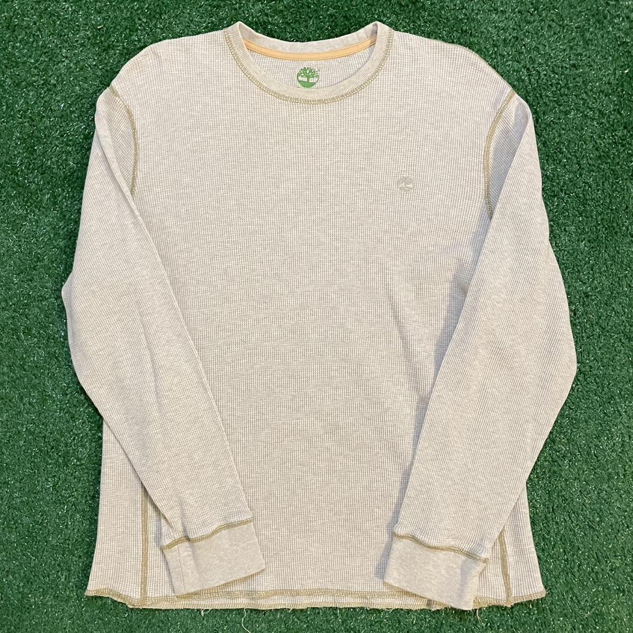 Tan Minimalistic Timberland Long Sleeve Shirt